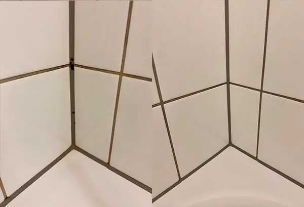 Dusche – Schimmel von Silikonfugen entfernen
